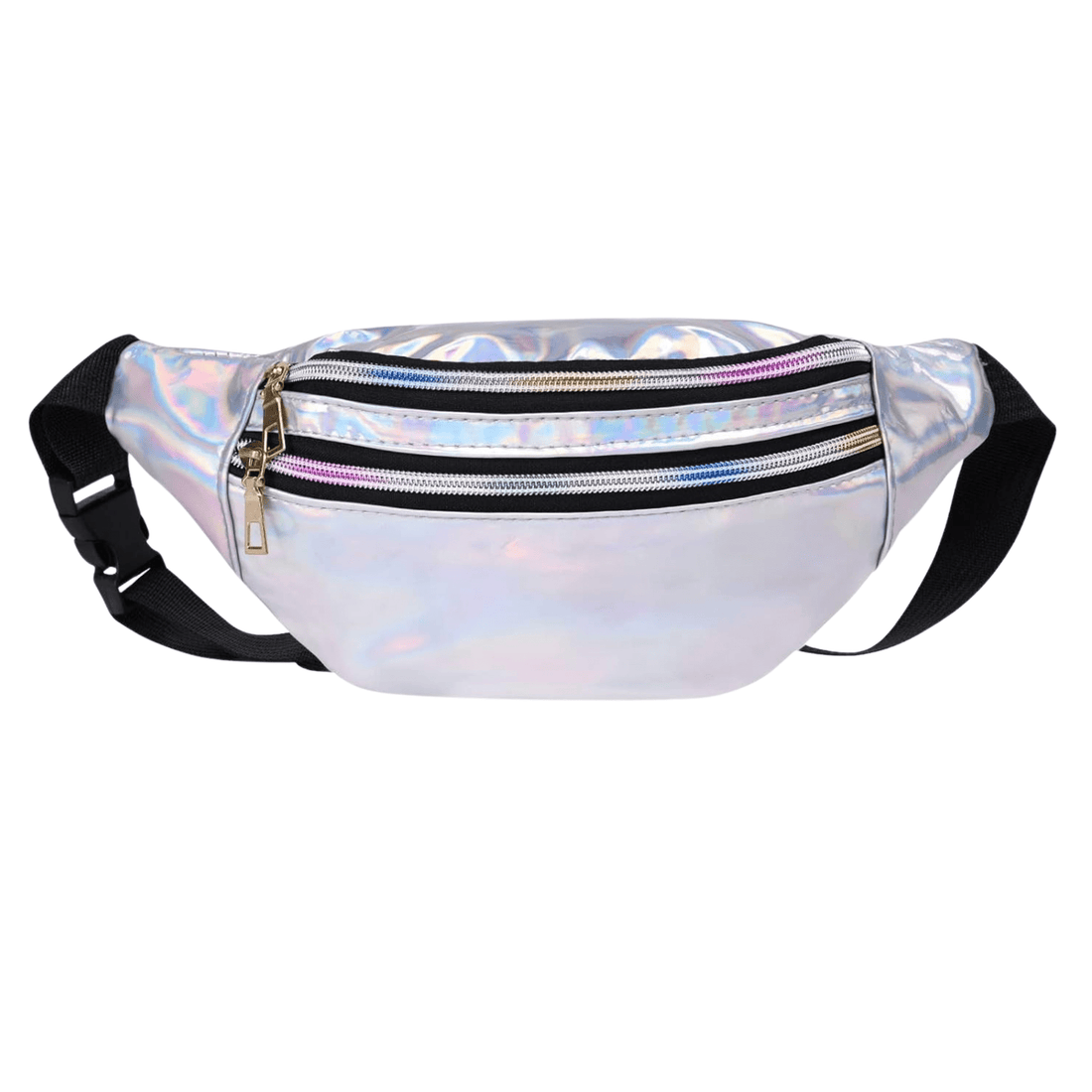 Rave Essentials Co. Silver Anti-Theft LAZR™ Fanny Pack