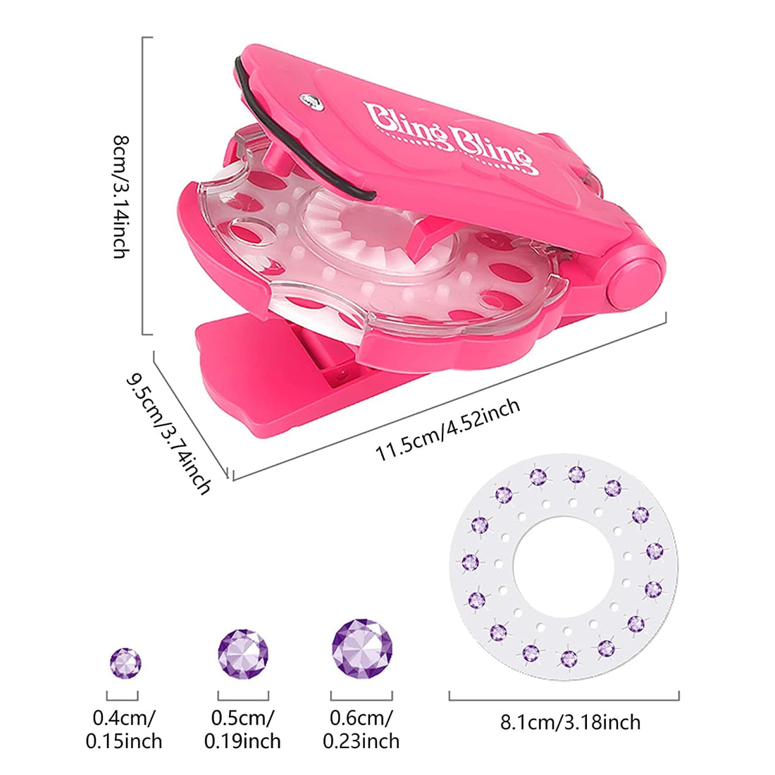 Rave-Essentials Co. Blingz™ Gemstone Hair Decorator