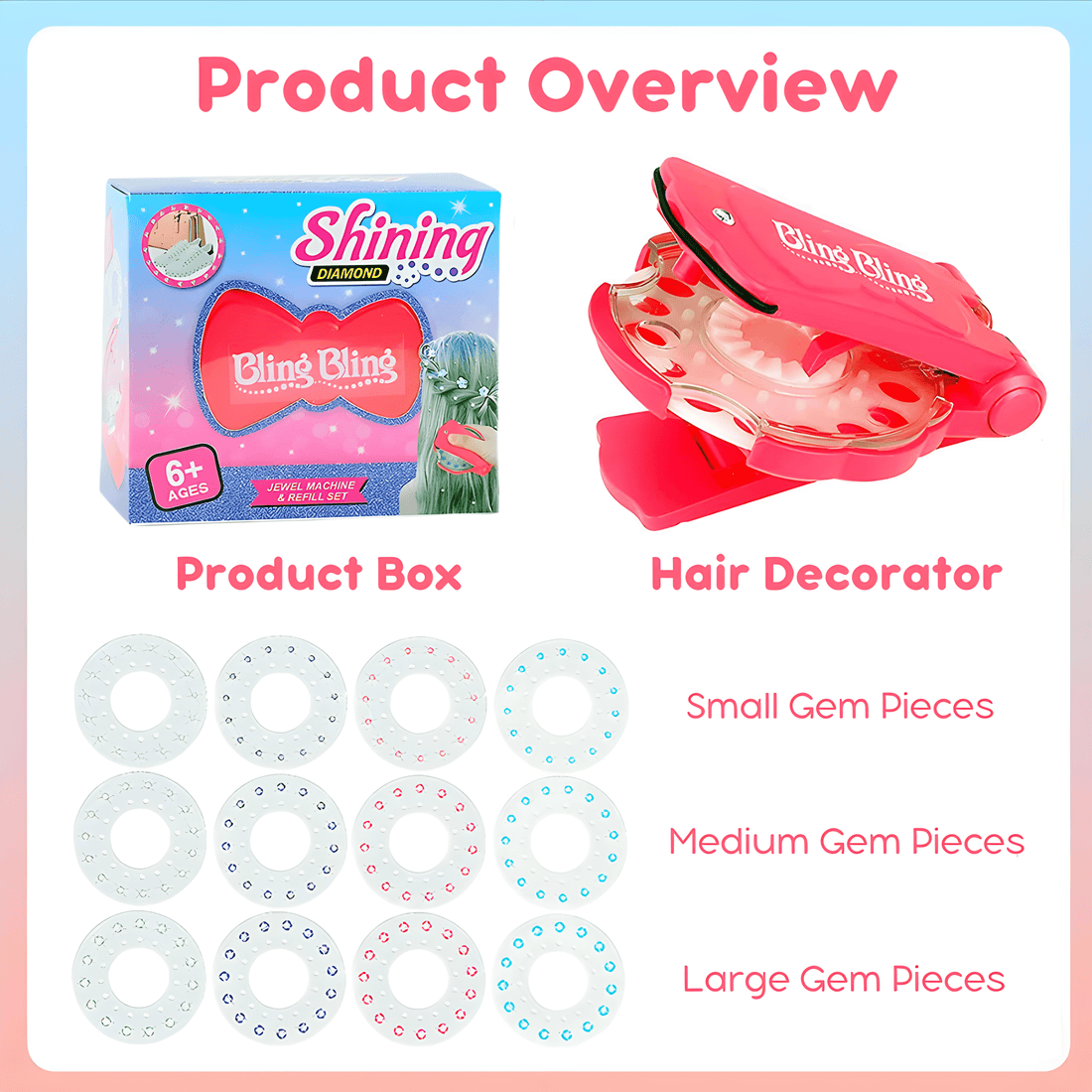 Rave Essentials Co. BLINGZ™ Gemstone Hair Decorator