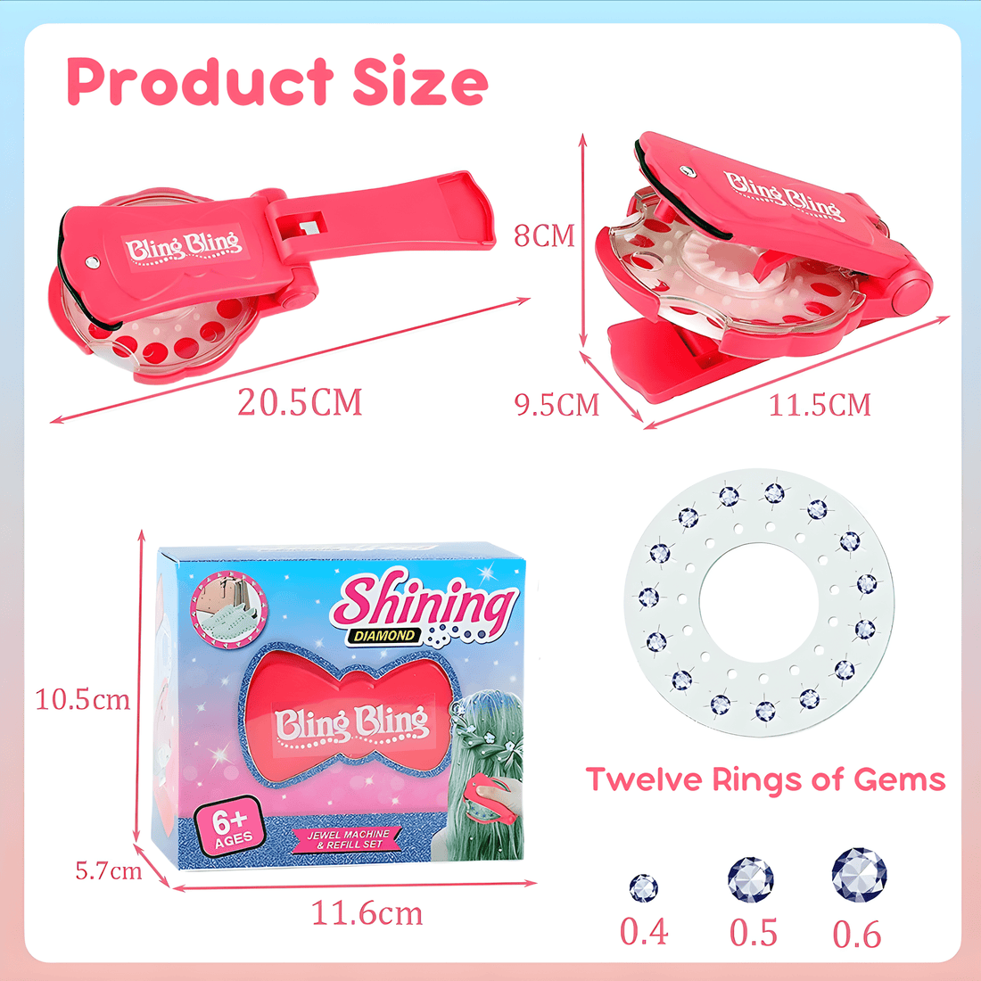 Rave Essentials Co. BLINGZ™ Gemstone Hair Decorator