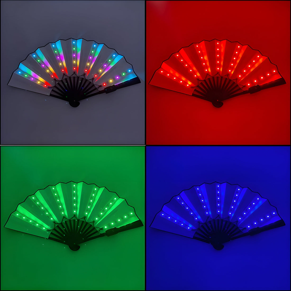 Rave-Essentials Co. Color Changing Luminus™ LED Rave Fan