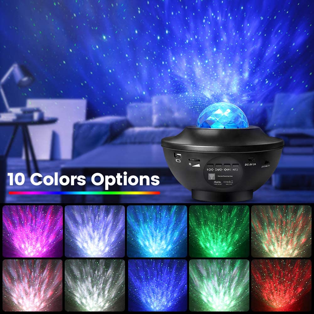 Rave Essentials Co. Galaxie™ Rave Bluetooth Speaker & Starry Projector