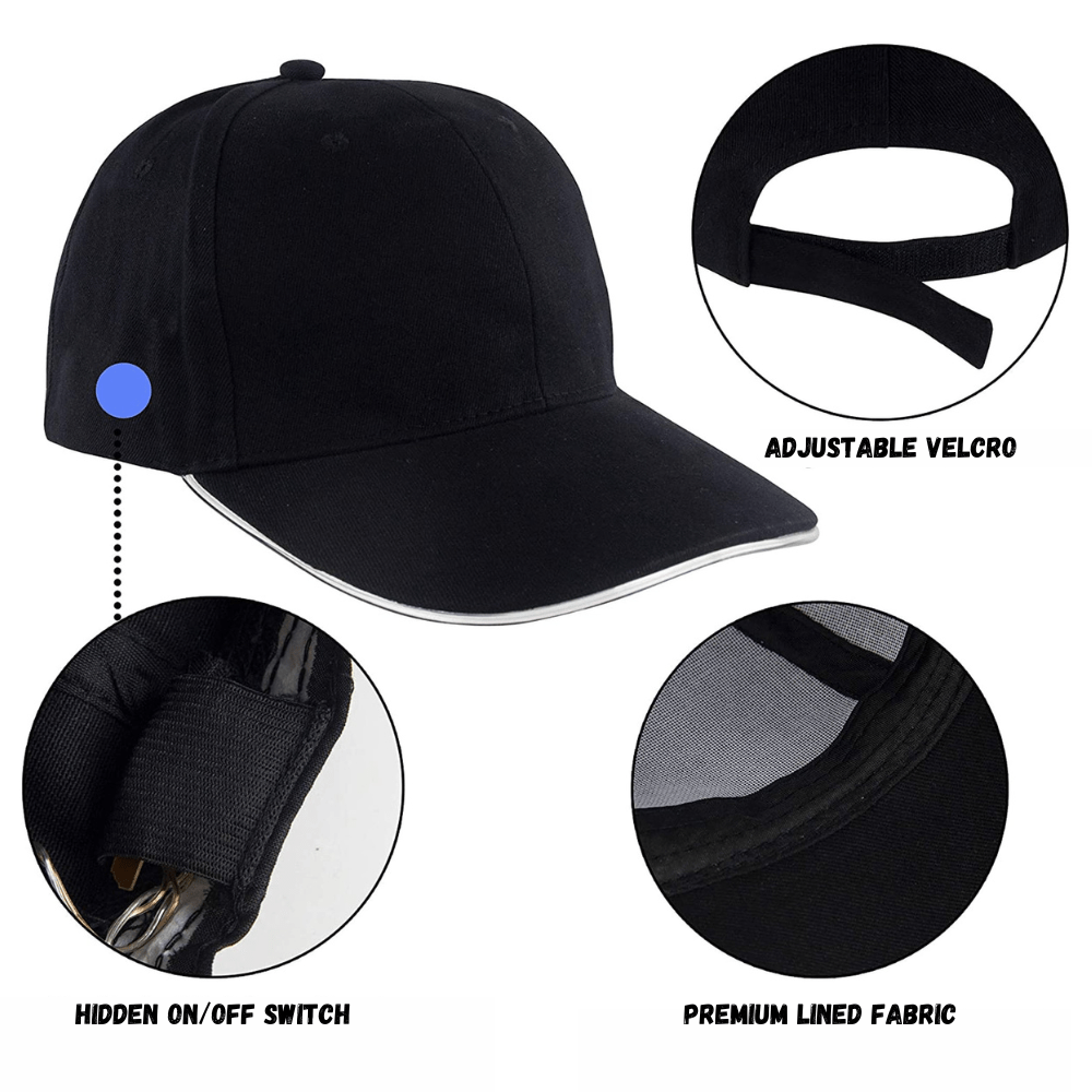 Rave-Essentials Co. LED Brim Glow Dad Hat