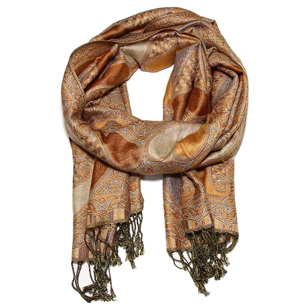 Rave Essentials Co. 3-5 Day Expedited Shipping [USA ONLY] / Style 2 - Gold RE® Deluxe Paisley Pashmina