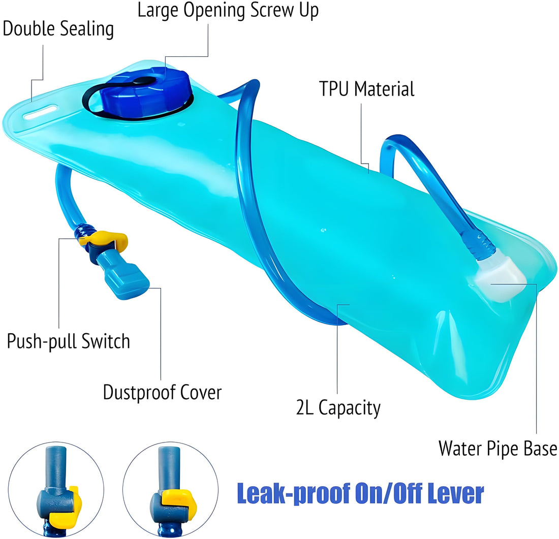 Rave Essentials Co. Replacement Water Pouch Bladder + Mouth Tube