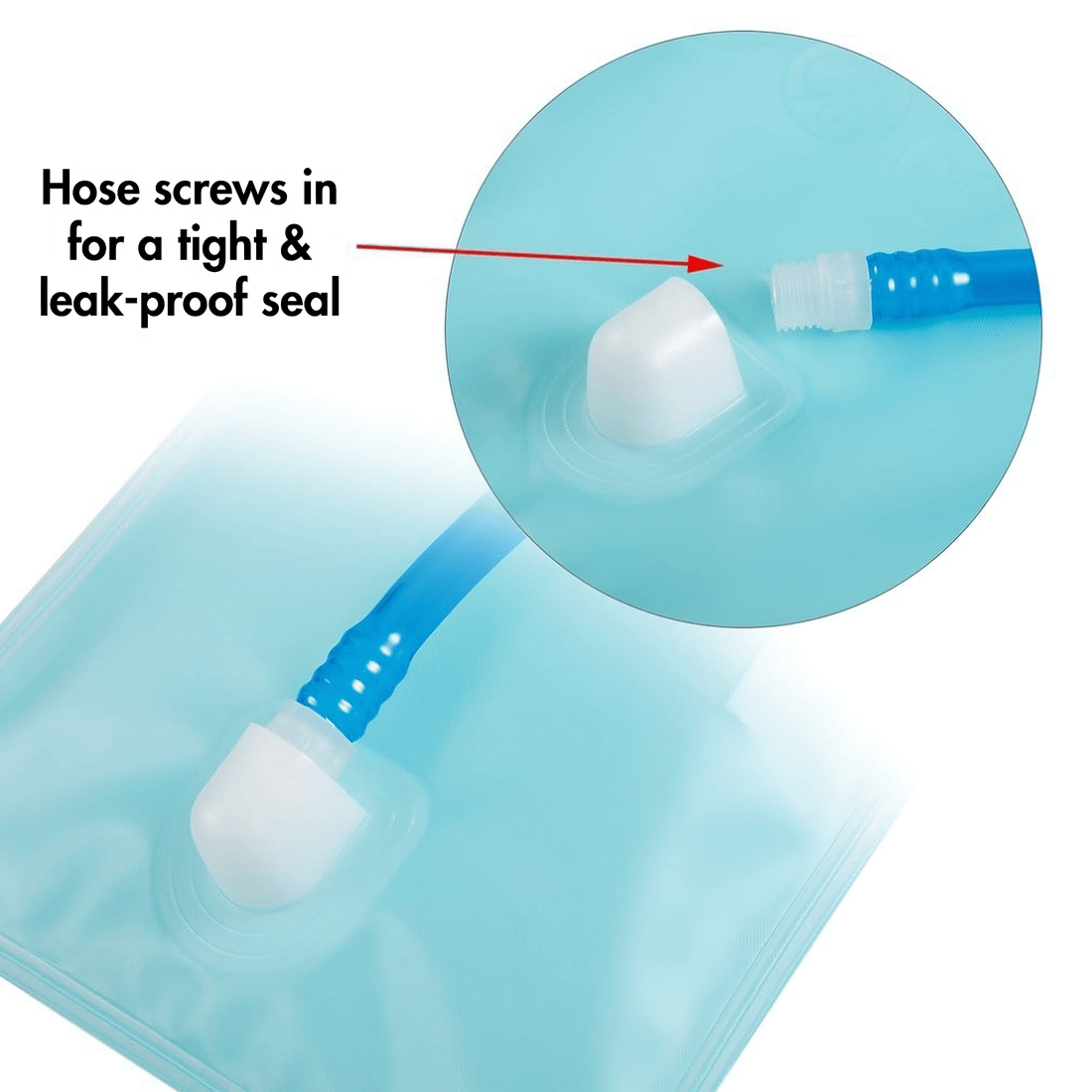 Rave Essentials Co. Replacement Water Pouch Bladder + Mouth Tube