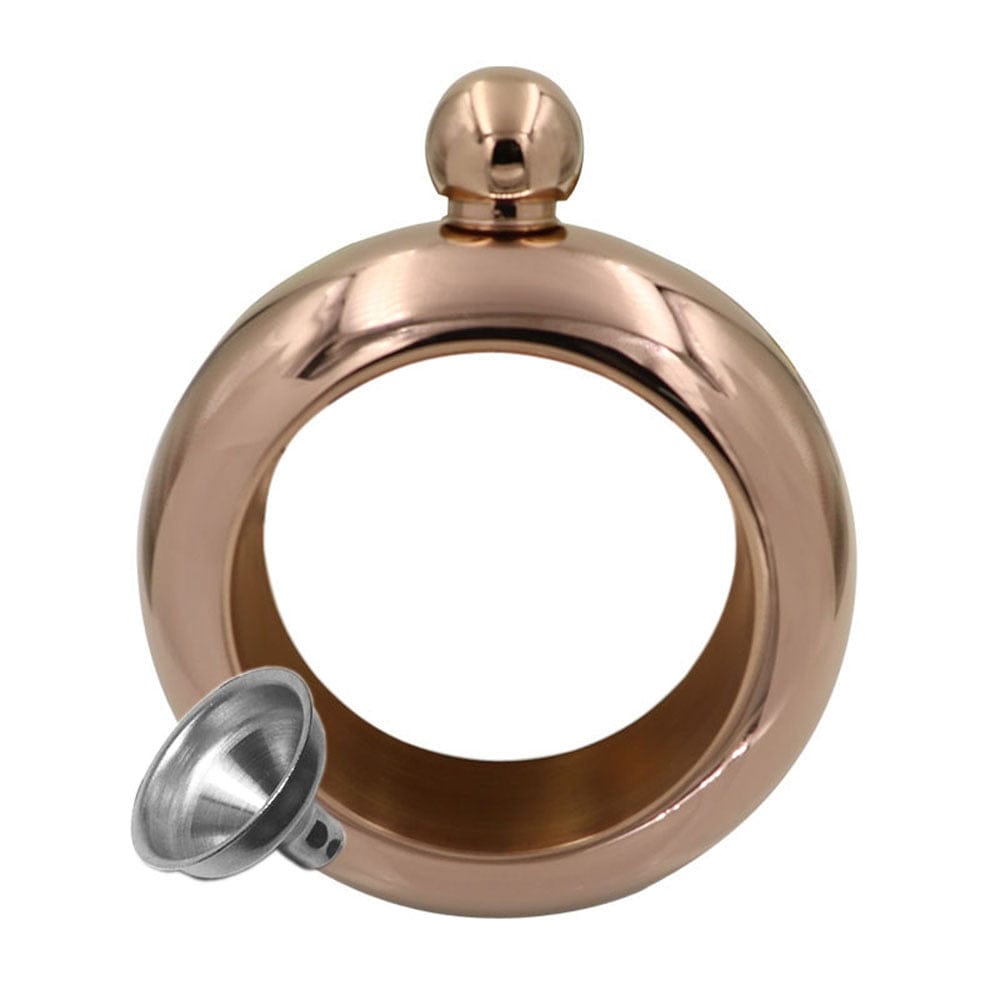 Rave-Essentials Co. Care Cooper Bangle  Bracelet Hip Flask