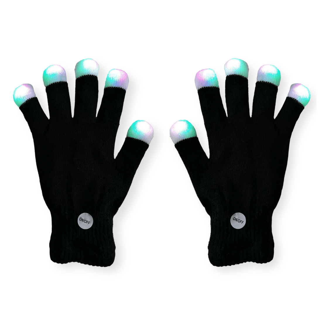 Rave-Essentials Co. Black KandiFlow™ Premium LED Lightshow Gloves