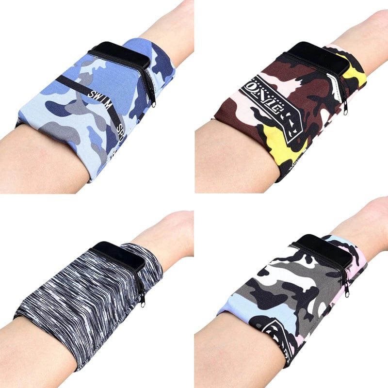 Rave-Essentials Co. Large Secure Stretchy Wrist Wallet