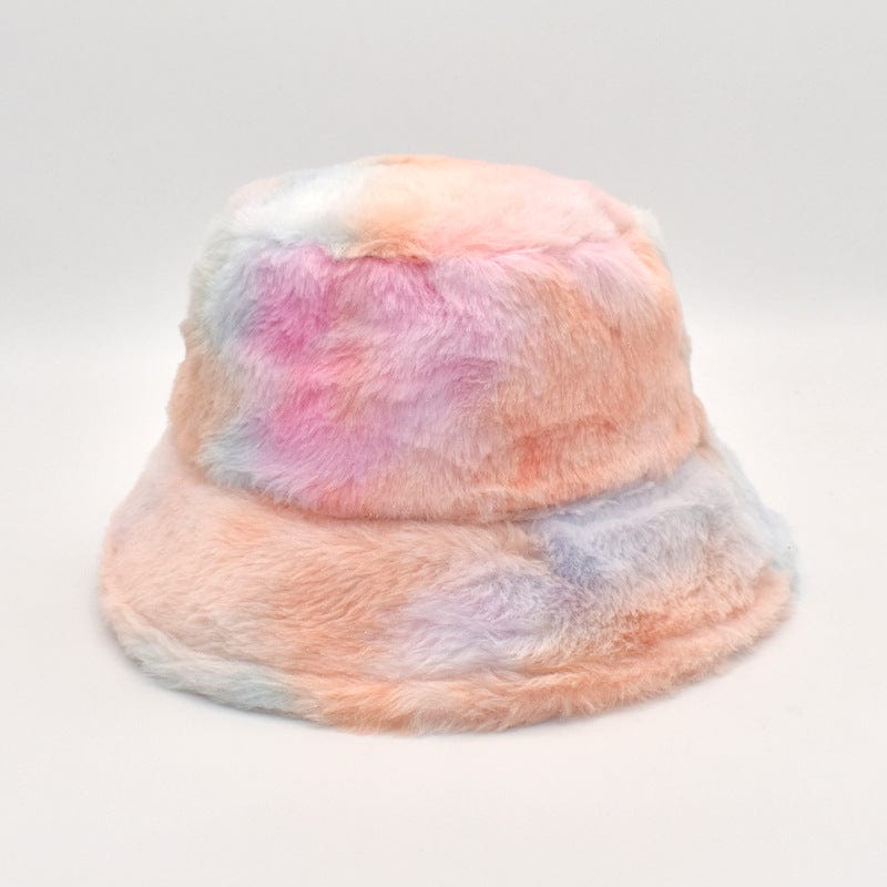 Rave-Essentials Co. Care Orange pink Rainbow fisherman hat